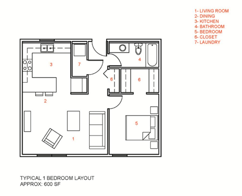 a floor plan of a house